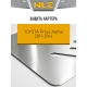 Защита картера для TOYOTA Prius Alpha 2011-2014 1.8 гибрид AT FWD правое NLZ алюминий, 3 мм, с крепежом / Тойота Приус альфа