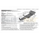 Защита КПП Автоброня для 3,0/3,2D/3,8 сталь 2 мм для Mitsubishi Pajero 3/4 2000-2021
